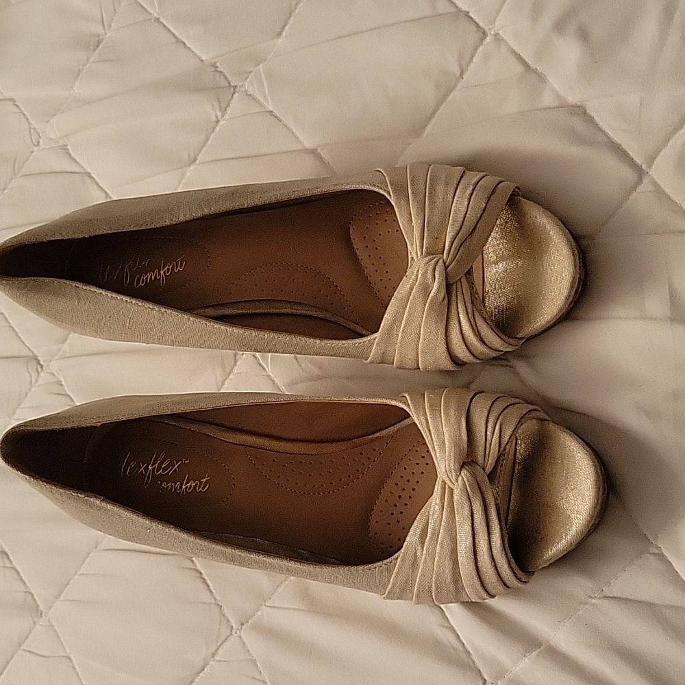 Shimmery wedges